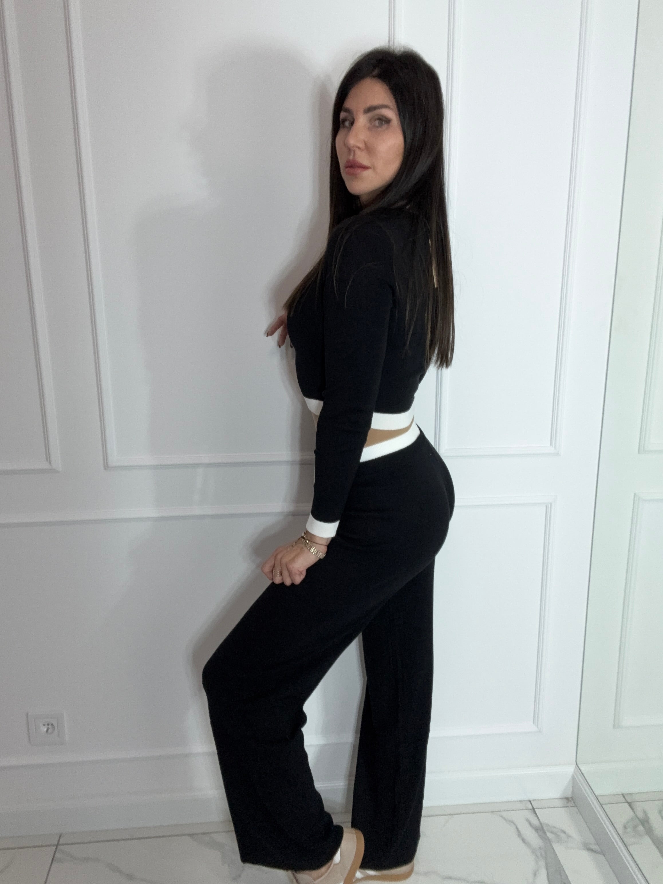 Zestaw sweterkowy - czarny